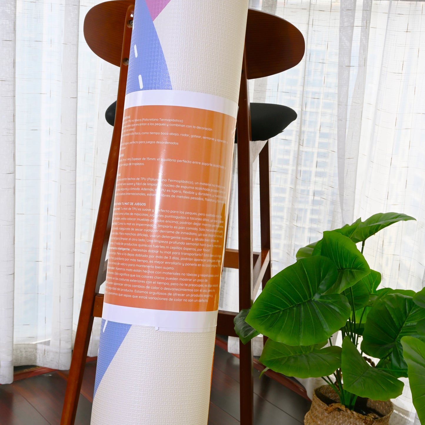 MAT TPU 200 * 140 CM CONFETTI / CIRCUIT