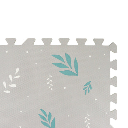 TATAMI GOMA DE EVA 600*600*12mm LEAF GREY