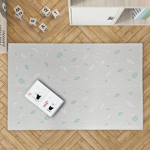 TATAMI GOMA DE EVA 600*600*12mm LEAF GREY