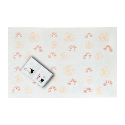 TATAMI GOMA DE EVA 600*600*12mm RAINBOW WHITE