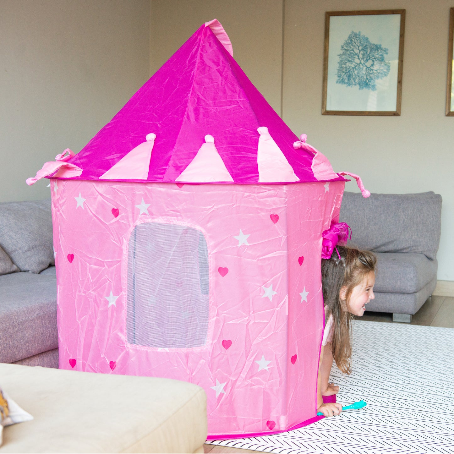 CARPA PLEGABLE 100 * 130 CM PINKY